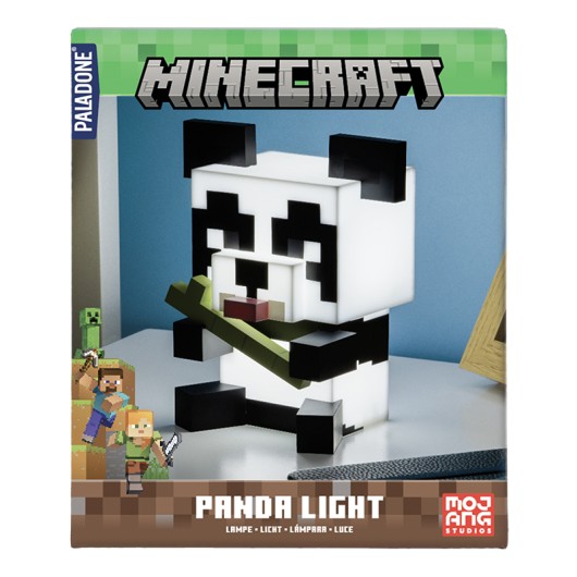 LAMPARA PANDA MINECRAFT