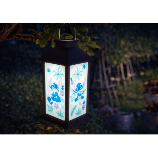 LAMPARA SOLAR IMPRESA DISNEY STITCH