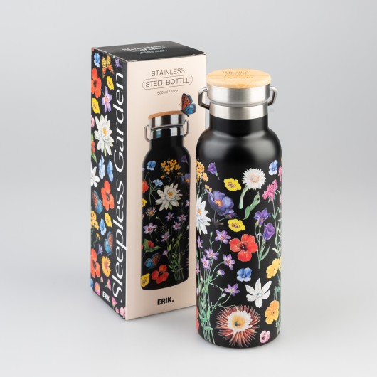 BOTELLA METALICA CON ASA SLEEPLESS GARDEN