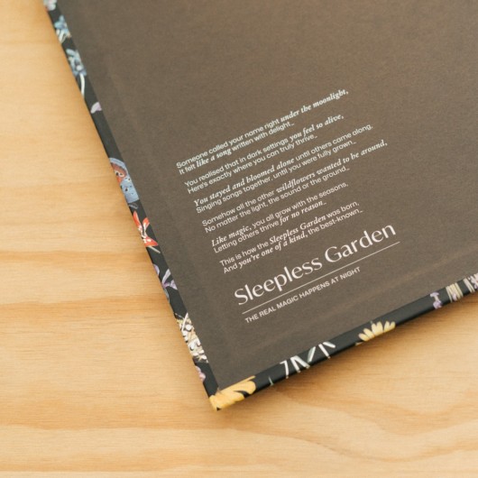 CARPETA 4 ANILLAS SLEEPLESS GARDEN