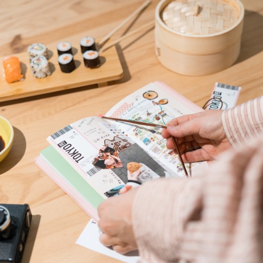CUADERNO DE VIAJE TRIPLE PUSHEEN SUSHI ROLL