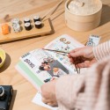 CUADERNO DE VIAJE TRIPLE PUSHEEN SUSHI ROLL