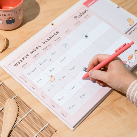 PLANIFICADOR DE COMIDAS MAGNETICO PUSHEEN SUSHI ROLL