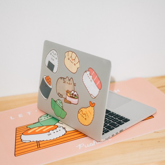 PACK 2 PEGATINAS VINILO PUSHEEN SUSHI ROLL 2
