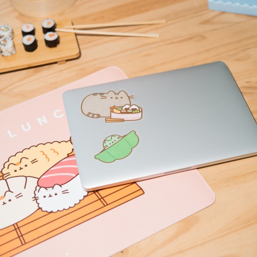 PACK 2 PEGATINAS VINILO PUSHEEN SUSHI ROLL 4