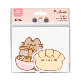 PACK 2 PEGATINAS VINILO PUSHEEN SUSHI ROLL 6