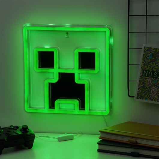 LAMPARA LED NEON DE PARED CREEPER