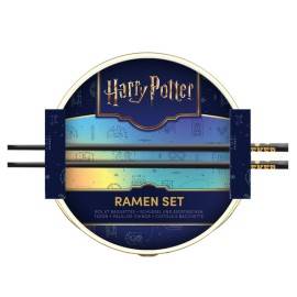 BOWL DE RAMEN HARRY POTTER CON PALILLOS SNITCH DORADA 2