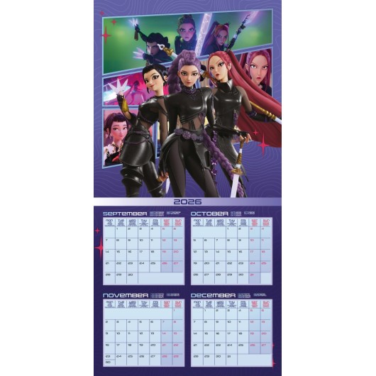 CALENDARIO 2027 30X30 KPOP DEMON HUNTERS