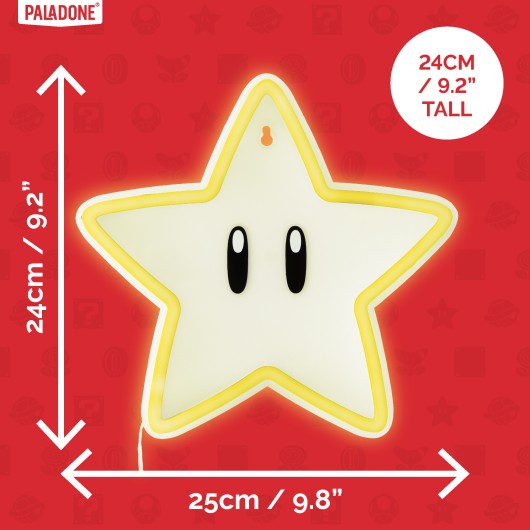 LAMPARA NEON SUPER MARIO