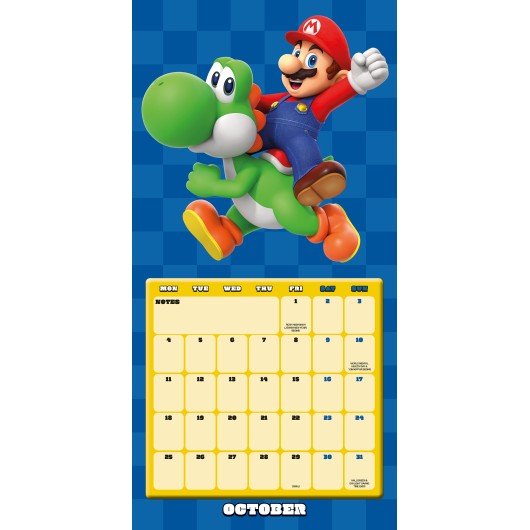 CALENDARIO 2027 30X30 SUPER MARIO (PLASTIC FREE)