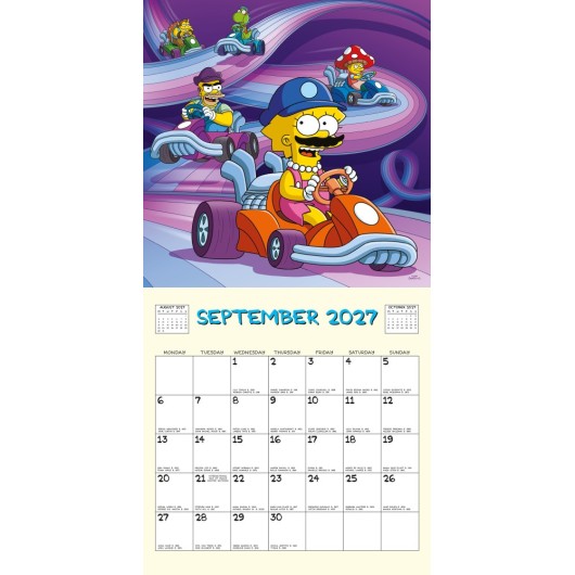 CALENDARIO 2027 30X30 THE SIMPSONS (PLASTIC FREE)