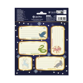 ETIQUETAS ADHESIVAS NAVIDAD PREMIUM HARRY POTTER 2