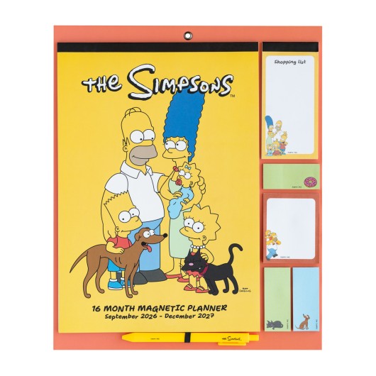 PLANNER CON IMAN 2026/2027 THE SIMPSONS