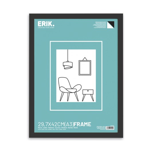 MARCO A3 42 x 29,7 CM MDF NEGRO