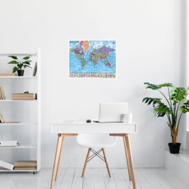 MINI POSTER MAPA DEL MUNDO 2