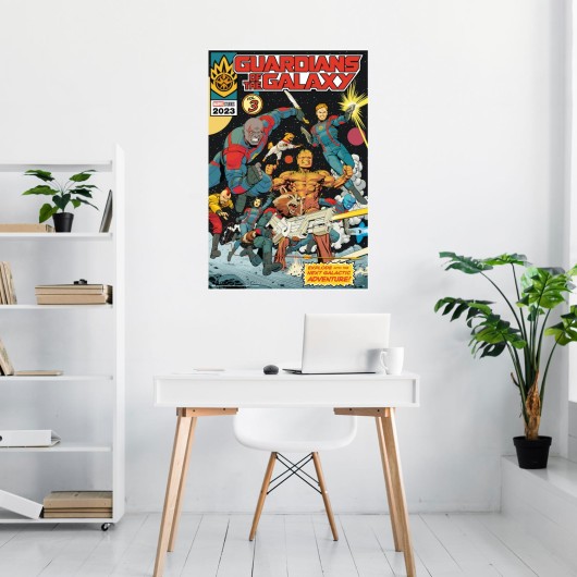 POSTER MARVEL GUARDIANES DE LA GALAXIA VOL 3 - EXPLODE INTO THE NEXT GALACTIC ADVENTURE!