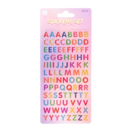 PEGATINAS 3D ESMALTADAS LETRAS