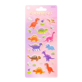 PEGATINAS 3D BURBUJA DINOSAURIOS