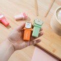 SET DE 4 SUBRAYADORES CON TOPPER PUSHEEN SUSHI ROLL