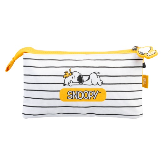 ESTUCHE TRIPLE SNOOPY LAZY DAYS
