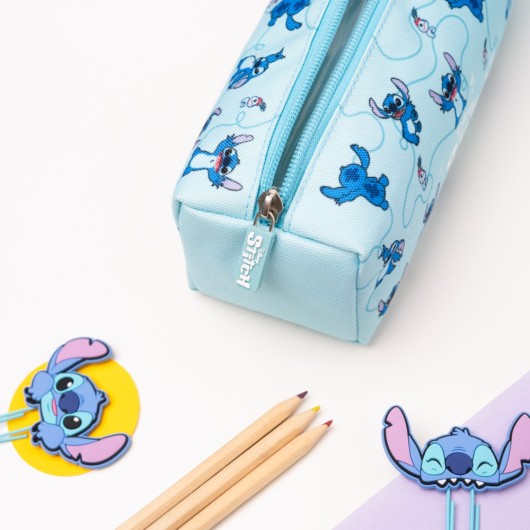 ESTUCHE RECTANGULAR DISNEY STITCH WAVES