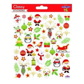 PEGATINAS CLASSY NAVIDAD ELEMENTOS NAVIDEÑOS