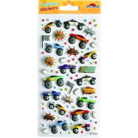 PEGATINAS TWEENY FOAMY MONSTERTRUCK