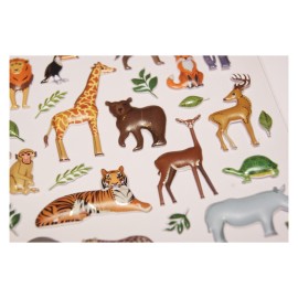 PEGATINAS TWEENY FOAMY ANIMALES AFRICANOS 2