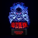 LAMPARA LED DE MESA STRANGER THINGS BAD TO THE BONE