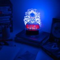 LAMPARA LED DE MESA STRANGER THINGS BAD TO THE BONE