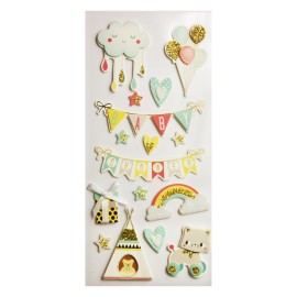 PEGATINAS SCENY SCRAP & DECO BABY RELIEVE 2