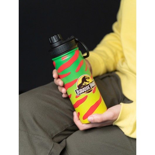 BOTELLA METALICA HOT&COLD 500ML JURASSIC PARK