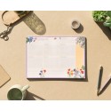 BLOC PLANIFICADOR SEMANAL A4 WILD FLOWERS ALEMAN
