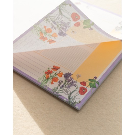 BLOC PLANIFICADOR SEMANAL A4 WILD FLOWERS ALEMAN