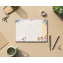 BLOC PLANIFICADOR SEMANAL A4 WILD FLOWERS PORTUGUES