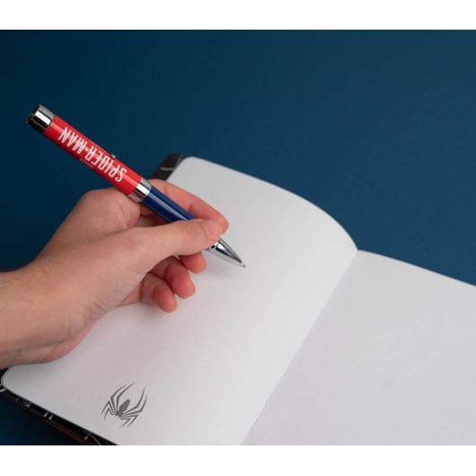 CUADERNO PREMIUM A5 CON BOLIGRAFO PROYECTOR MARVEL SPIDERMAN