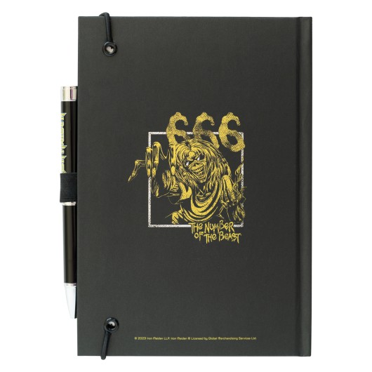 CUADERNO PREMIUM A5 CON BOLIGRAFO PROYECTOR IRON MAIDEN