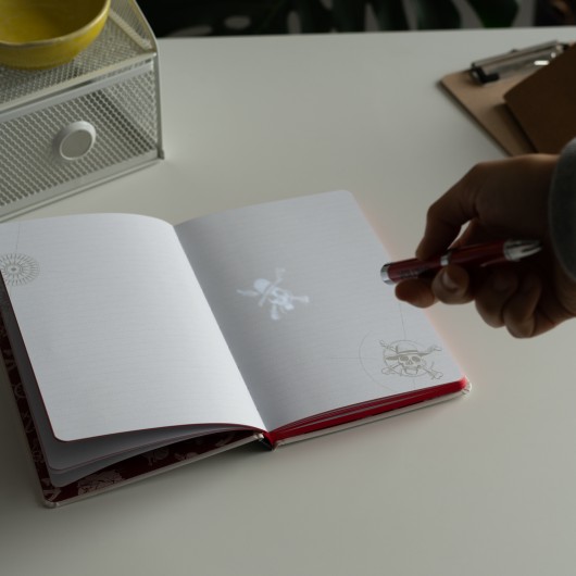 CUADERNO PREMIUM A5 CON BOLIGRAFO PROYECTOR ONE PIECE NETFLIX