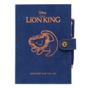 CUADERNO PREMIUM A5 CON BOLIGRAFO DISNEY LION KING