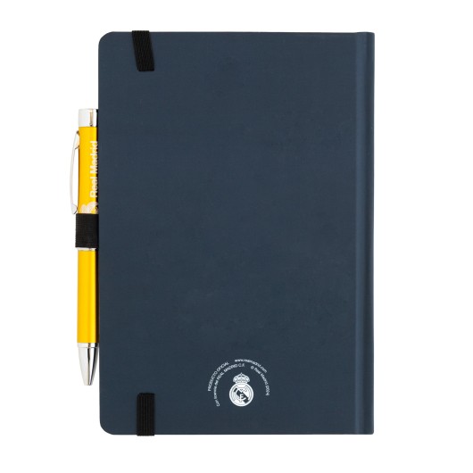 CUADERNO PREMIUM A5 CON BOLIGRAFO PROYECTOR REAL MADRID
