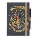 CUADERNO PREMIUM A5 CON BOLIGRAFO HARRY POTTER HOGWARTS