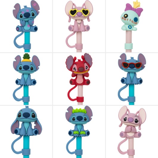 PAJITA CON TOPPERS BOLSA SORPRESA STITCH CDU 24 UNIDADES
