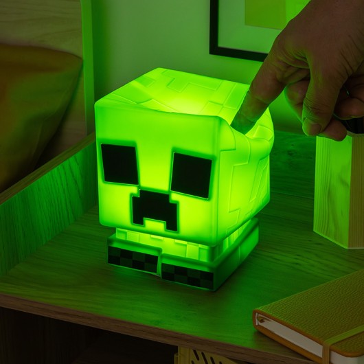 LAMPARA SILICONA RECARGABLE MINECRAFT