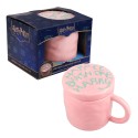 TAZA CON TAPA HARRY POTTER PASTEL FELIZ CUMPLEAÑOS