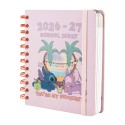 AGENDA ESCOLAR 2026/2027 DIA PAGINA M 11 MESES DISNEY STITCH Y ANGEL