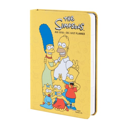 AGENDA ESCOLAR 2026/2027 SEMANA VISTA POCKET 17 MESES THE SIMPSONS