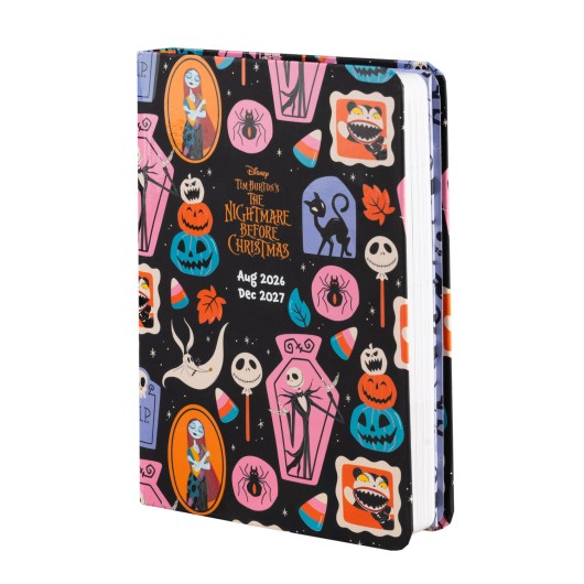 AGENDA ESCOLAR 2026/2027 SEMANA VISTA POCKET 17 MESES DISNEY PESADILLA ANTES DE NAVIDAD