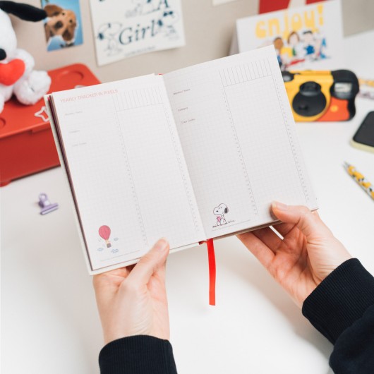 AGENDA SIN FECHA DIA PAGINA A6 SNOOPY