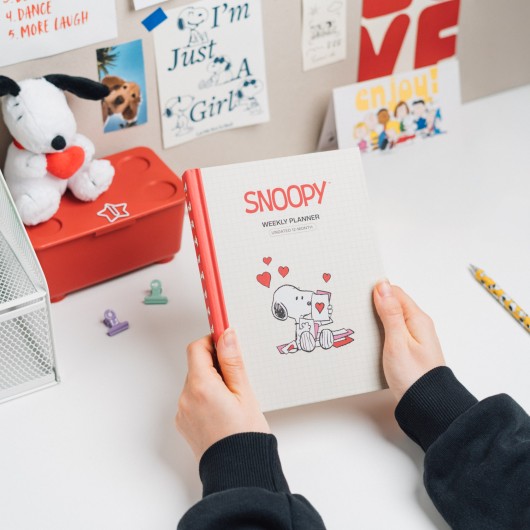 AGENDA SIN FECHA SEMANA VISTA A5 SNOOPY